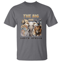 The Big Five South Africa T Shirt Elephant Lion Rhino Buffalo Leopard Animals Safari Wildlife