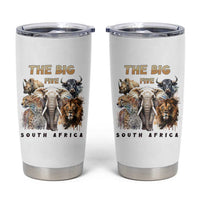 The Big Five South Africa Tumbler Cup Elephant Lion Rhino Buffalo Leopard Animals Safari Wildlife
