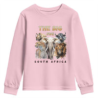 The Big Five South Africa Youth Sweatshirt Elephant Lion Rhino Buffalo Leopard Animals Safari Wildlife