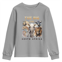 The Big Five South Africa Youth Sweatshirt Elephant Lion Rhino Buffalo Leopard Animals Safari Wildlife