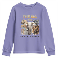 The Big Five South Africa Youth Sweatshirt Elephant Lion Rhino Buffalo Leopard Animals Safari Wildlife