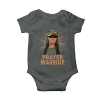 Black Prayer Warrior Baby Onesie Jesus God Christian Camo Girl