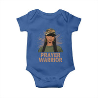 Black Prayer Warrior Baby Onesie Jesus God Christian Camo Girl