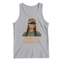 Black Prayer Warrior Tank Top Jesus God Christian Camo Girl