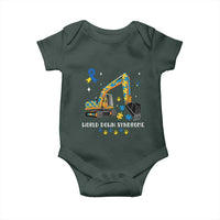 World Down Syndrome Awareness Day Bulldozer Baby Onesie