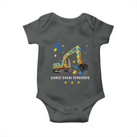 World Down Syndrome Awareness Day Bulldozer Baby Onesie