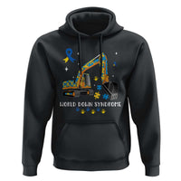 World Down Syndrome Awareness Day Bulldozer Hoodie