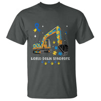 World Down Syndrome Awareness Day Bulldozer T Shirt