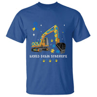 World Down Syndrome Awareness Day Bulldozer T Shirt