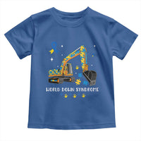 World Down Syndrome Awareness Day Bulldozer Toddler T Shirt