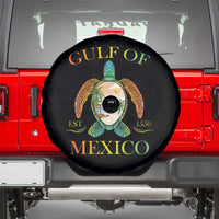 Gulf Of America Est 2025 Spare Tire Cover Funny Turtle Beach Vibe