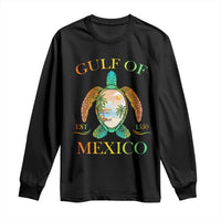 Gulf Of America Est 2025 Long Sleeve Shirt Funny Turtle Beach Vibe