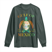 Gulf Of America Est 2025 Long Sleeve Shirt Funny Turtle Beach Vibe