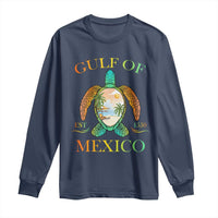Gulf Of America Est 2025 Long Sleeve Shirt Funny Turtle Beach Vibe