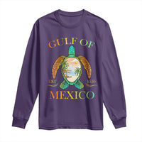 Gulf Of America Est 2025 Long Sleeve Shirt Funny Turtle Beach Vibe