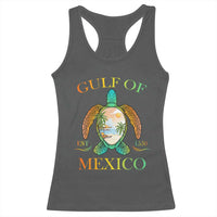 Gulf Of America Est 2025 Racerback Tank Top Funny Turtle Beach Vibe