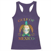 Gulf Of America Est 2025 Racerback Tank Top Funny Turtle Beach Vibe