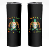 Gulf Of America Est 2025 Skinny Tumbler Funny Turtle Beach Vibe
