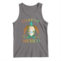 Gulf Of America Est 2025 Tank Top Funny Turtle Beach Vibe