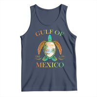 Gulf Of America Est 2025 Tank Top Funny Turtle Beach Vibe