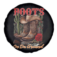 Boots On The Ground Spare Tire Cover Cowgirl Line Dance Western Cowboy