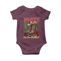 Boots On The Ground Baby Onesie Cowgirl Line Dance Western Cowboy