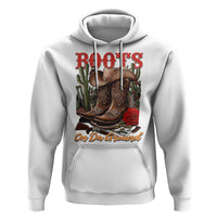 Boots On The Ground Hoodie Cowgirl Line Dance Western Cowboy