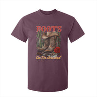 Boots On The Ground T Shirt For Kid Cowgirl Line Dance Western Cowboy