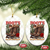 Boots On The Ground Ceramic Ornament Cowgirl Line Dance Western Cowboy - Wonder Print Shop