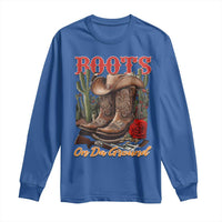 Boots On The Ground Long Sleeve Shirt Cowgirl Line Dance Western Cowboy
