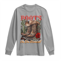 Boots On The Ground Long Sleeve Shirt Cowgirl Line Dance Western Cowboy