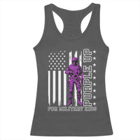 Purple Up For Military Kids Racerback Tank Top Military Child Month
