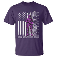 Purple Up For Military Kids T Shirt Military Child Month