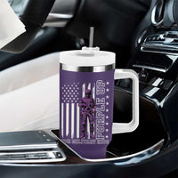 Purple Up For Military Kids Tumbler With Handle Military Child Month
