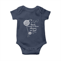 Purple Up For Military Kids Baby Onesie Brave Enough To Bloom Wherever We Land Month of Military Child