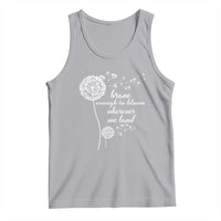 Purple Up For Military Kids Tank Top Brave Enough To Bloom Wherever We Land Month of Military Child