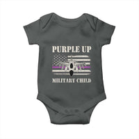 Purple Up For Military Kids Baby Onesie Month of Military Child Kids Air Force US Flag