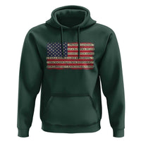 Spanish Pledge of Allegiance USA Flag Vintage Patriotic Graphic Hoodie American Patriot Promesa de Lealtad