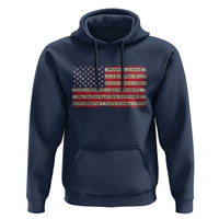 Spanish Pledge of Allegiance USA Flag Vintage Patriotic Graphic Hoodie American Patriot Promesa de Lealtad