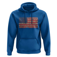Spanish Pledge of Allegiance USA Flag Vintage Patriotic Graphic Hoodie American Patriot Promesa de Lealtad