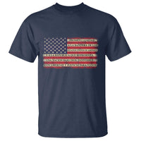 Spanish Pledge of Allegiance USA Flag Vintage Patriotic Graphic T Shirt American Patriot Promesa de Lealtad