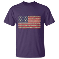 Spanish Pledge of Allegiance USA Flag Vintage Patriotic Graphic T Shirt American Patriot Promesa de Lealtad