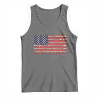 Spanish Pledge of Allegiance USA Flag Vintage Patriotic Graphic Tank Top American Patriot Promesa de Lealtad