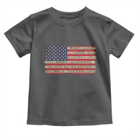 Spanish Pledge of Allegiance USA Flag Vintage Patriotic Graphic Toddler T Shirt American Patriot Promesa de Lealtad