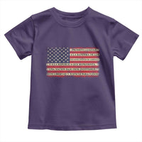 Spanish Pledge of Allegiance USA Flag Vintage Patriotic Graphic Toddler T Shirt American Patriot Promesa de Lealtad