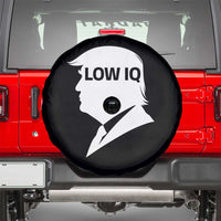 Low IQ Political Silhouette Profile Humor Spare Tire Cover Satirical Politics Subtle Hate