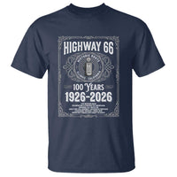 Historic Mother Road Highway 66 T Shirt Centennial 1926-2026 Classic Gas Pump Filigree Graphic