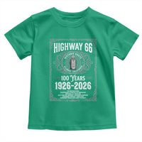 Historic Mother Road Highway 66 Toddler T Shirt Centennial 1926-2026 Classic Gas Pump Filigree Graphic