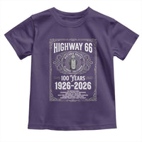 Historic Mother Road Highway 66 Toddler T Shirt Centennial 1926-2026 Classic Gas Pump Filigree Graphic