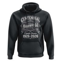 America Highway 66 Centennial 1926-2026 Classic Route Hoodie Vintage The Mother Road Victorian Filigree Graphic